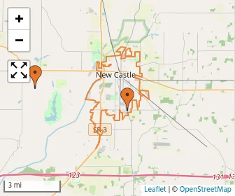 Area schools map